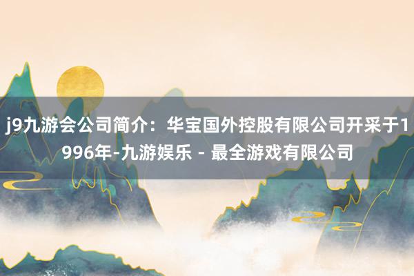 j9九游会公司简介：华宝国外控股有限公司开采于1996年-九游娱乐 - 最全游戏有限公司